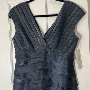 Beautiful Navy Shimmer Cocktail Dress